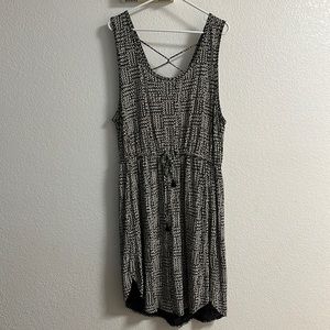 NEW Lucky Brand Drawstring Knee-length Dress (XL)